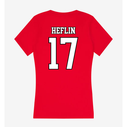 Youngstown State - NCAA Baseball : Tyler Heflin - Women's V-Neck T-Shirt-1