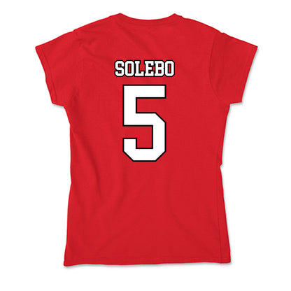Youngstown State - NCAA Men's Basketball : Shaheed Solebo - Soft Style Women’s T-Shirt-1