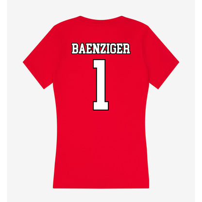 Youngstown State - NCAA Women's Lacrosse : Claire Baenziger - Women's V-Neck T-Shirt-1