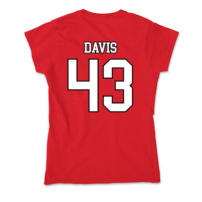 Youngstown State - NCAA Baseball : Braedon Davis - Soft Style Women’s T-Shirt-1