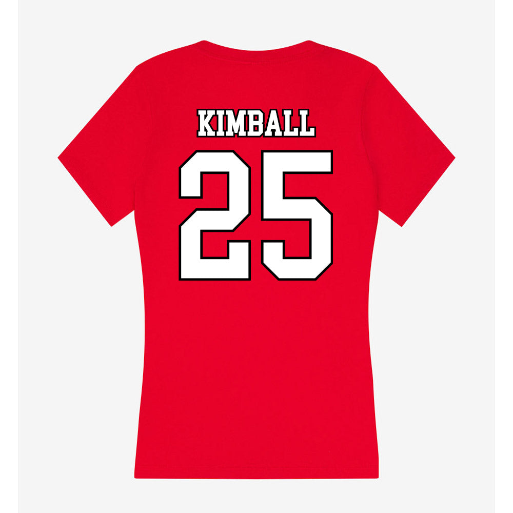 Youngstown State - NCAA Softball : Kennedy Kimball - Women's V-Neck T-Shirt-1