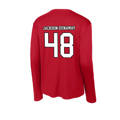 Youngstown State - NCAA Football : Andrew Jackson-Dunaway - Activewear Long Sleeve T-Shirt-1
