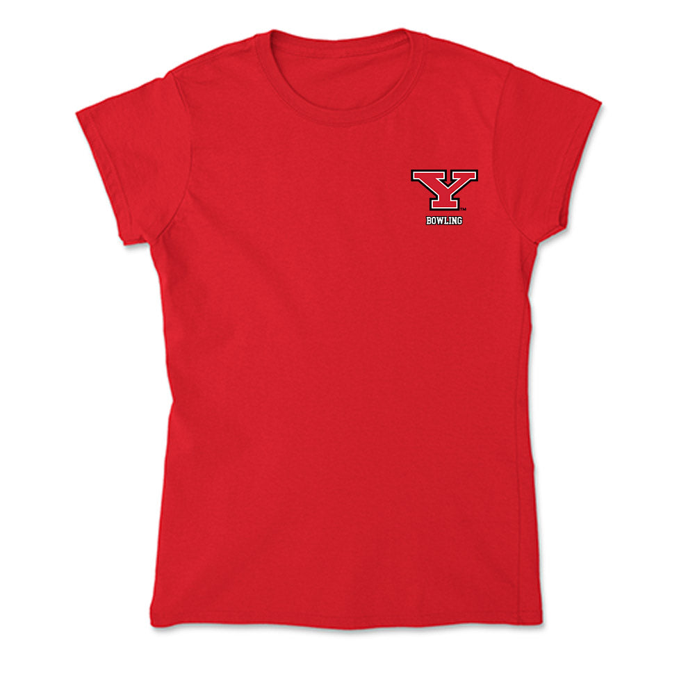 Youngstown State - NCAA Women's Bowling : Leyna Kratzer - Soft Style Women’s T-Shirt-0