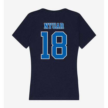 New Orleans - NCAA Women's Volleyball : Ayen Nyuar - Women's V-Neck T-Shirt-1