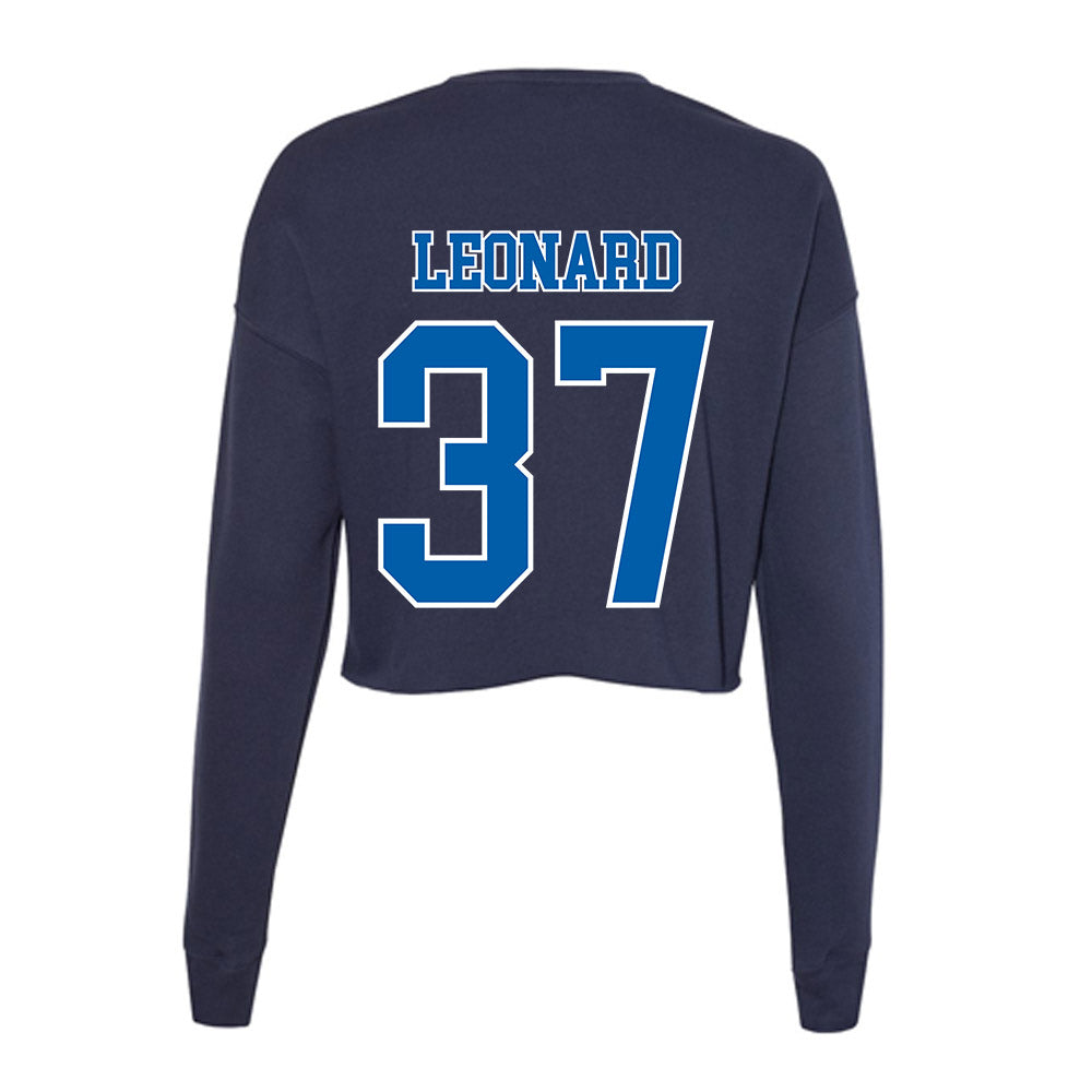 New Orleans - NCAA Baseball : Reid Leonard - Women's Cropped Crew Fleece-1