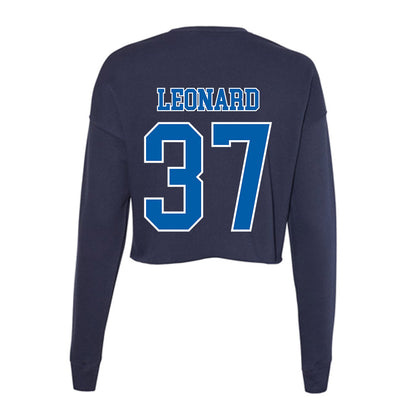 New Orleans - NCAA Baseball : Reid Leonard - Women's Cropped Crew Fleece-1