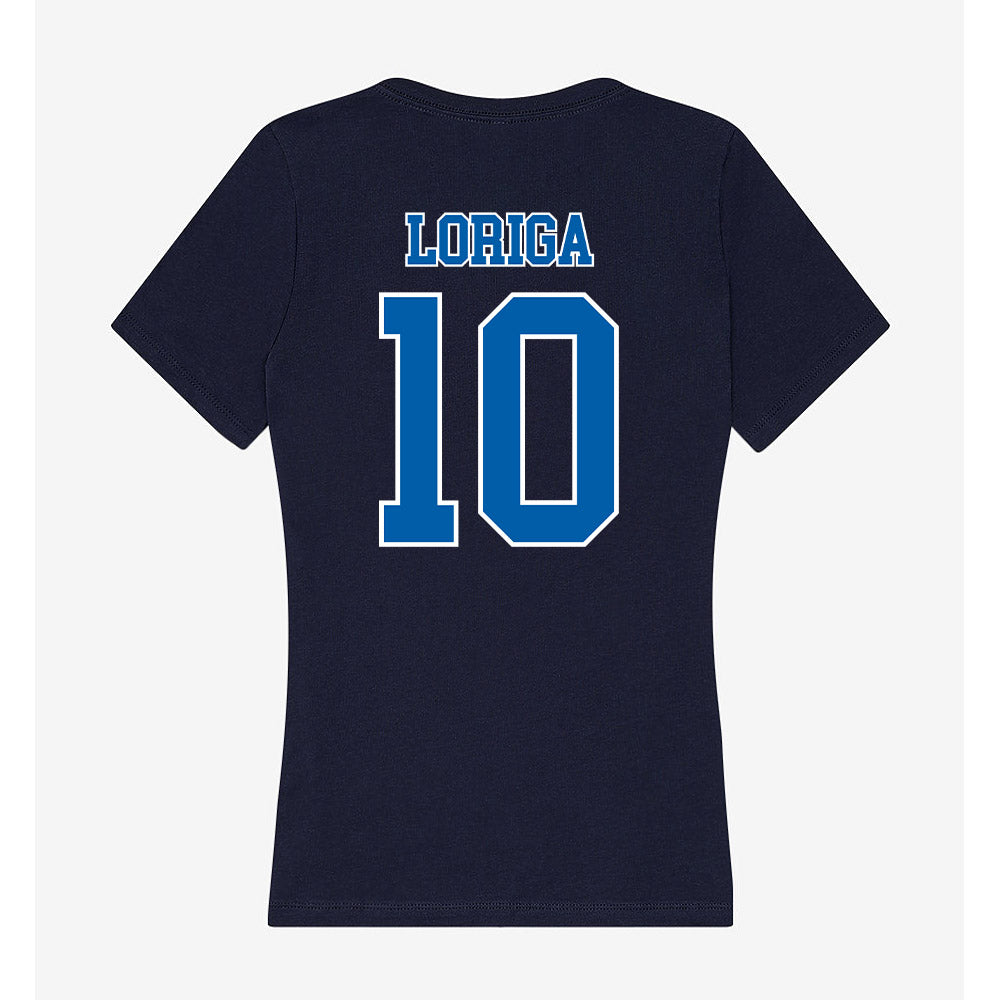 New Orleans - NCAA Baseball : Bryan Loriga - Women's V-Neck T-Shirt-1