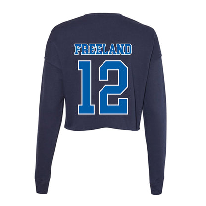 New Orleans - NCAA Baseball : Carter Freeland - Women's Cropped Crew Fleece-1