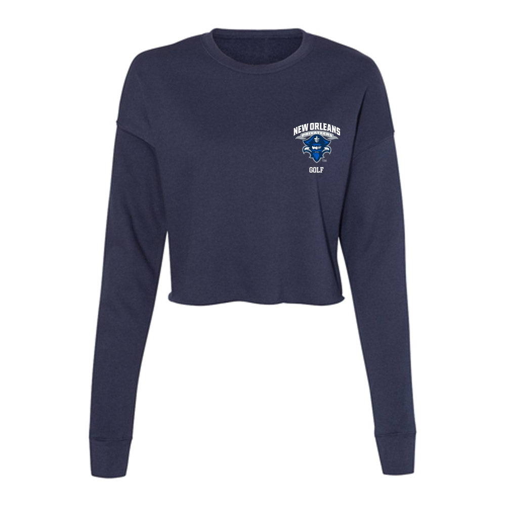 New Orleans - NCAA Men's Golf : Tom Watson - Women's Cropped Crew Fleece-0