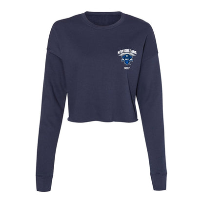 New Orleans - NCAA Men's Golf : Tom Watson - Women's Cropped Crew Fleece-0