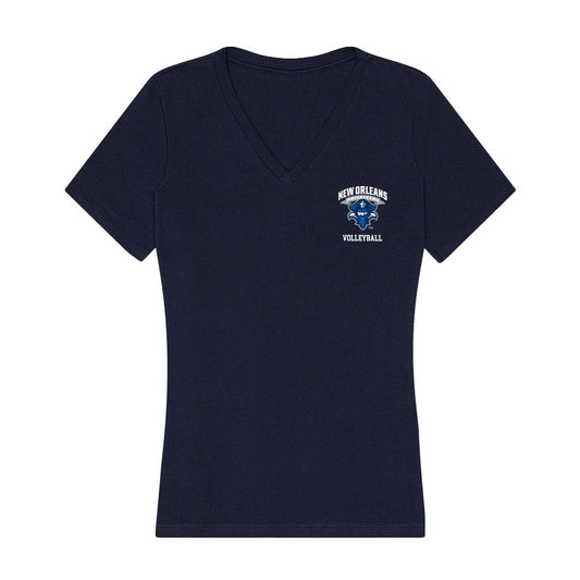 New Orleans - NCAA Women's Volleyball : Rylie Hallman - Women's V-Neck T-Shirt-0