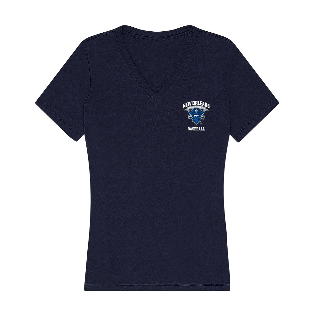 New Orleans - NCAA Baseball : Myles Green - Women's V-Neck T-Shirt-0