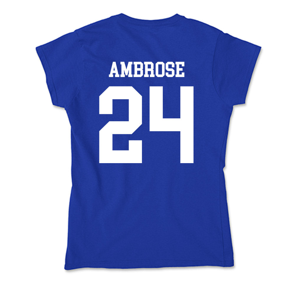 Texas A&M Corpus Christi - NCAA Men's Basketball : Jamal ambrose - Soft Style Women’s T-Shirt-1