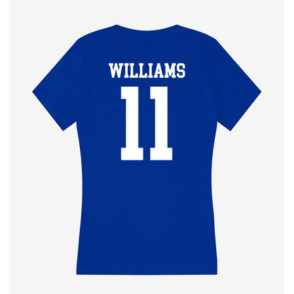 Texas A&M Corpus Christi - NCAA Softball : Malia Williams - Women's V-Neck T-Shirt-1