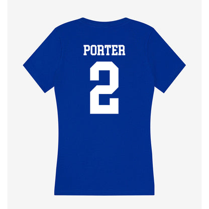 Texas A&M Corpus Christi - NCAA Women's Soccer : Katie Porter - Women's V-Neck T-Shirt-1