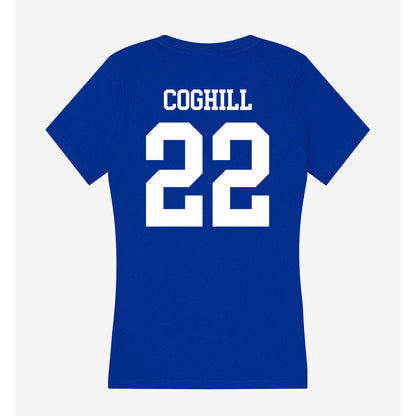 Texas A&M Corpus Christi - NCAA Women's Soccer : Paige Coghill - Women's V-Neck T-Shirt-1