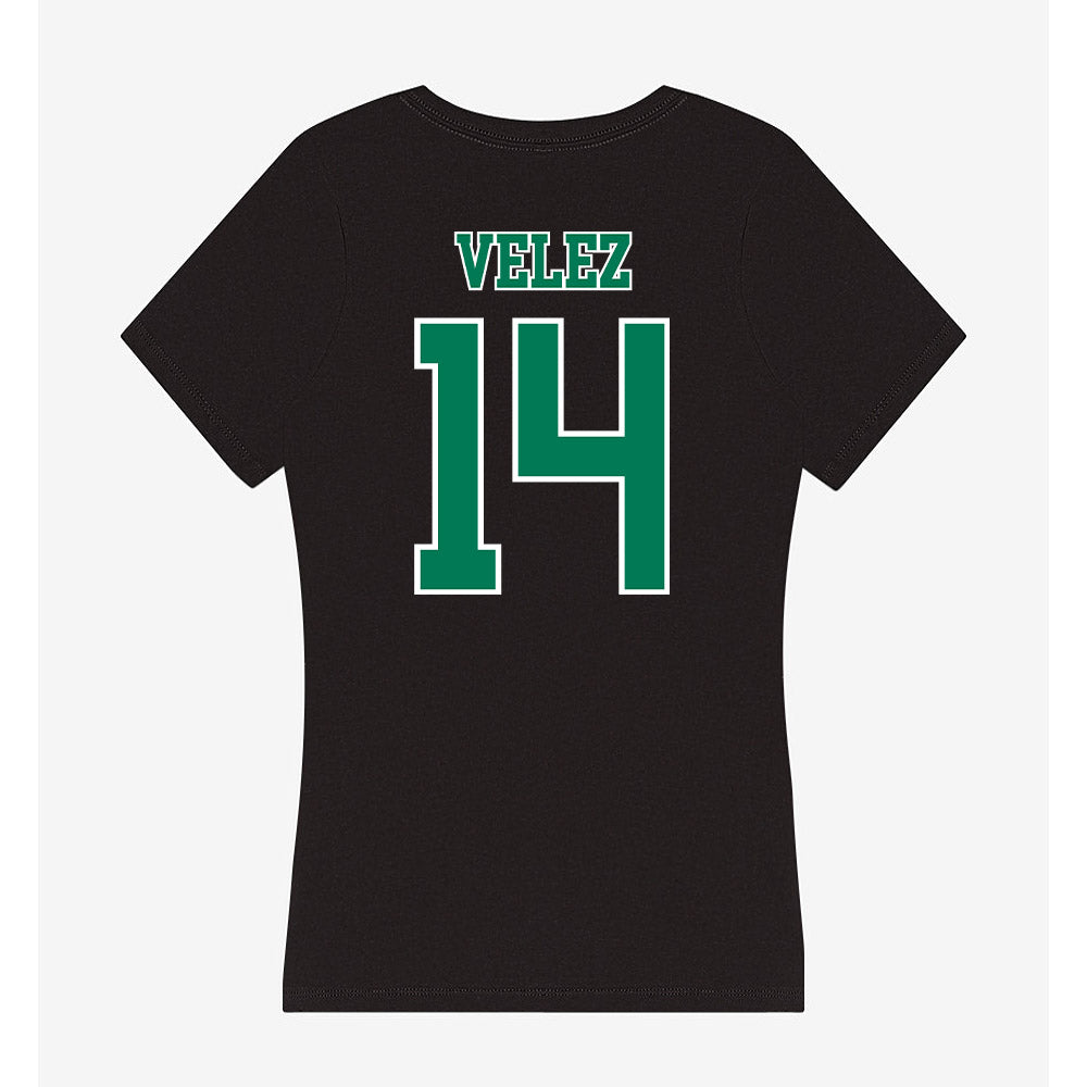 Norfolk State - NCAA Baseball : Christian Velez - Women's V-Neck T-Shirt-1