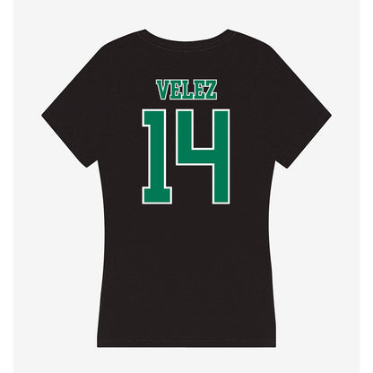 Norfolk State - NCAA Baseball : Christian Velez - Women's V-Neck T-Shirt-1