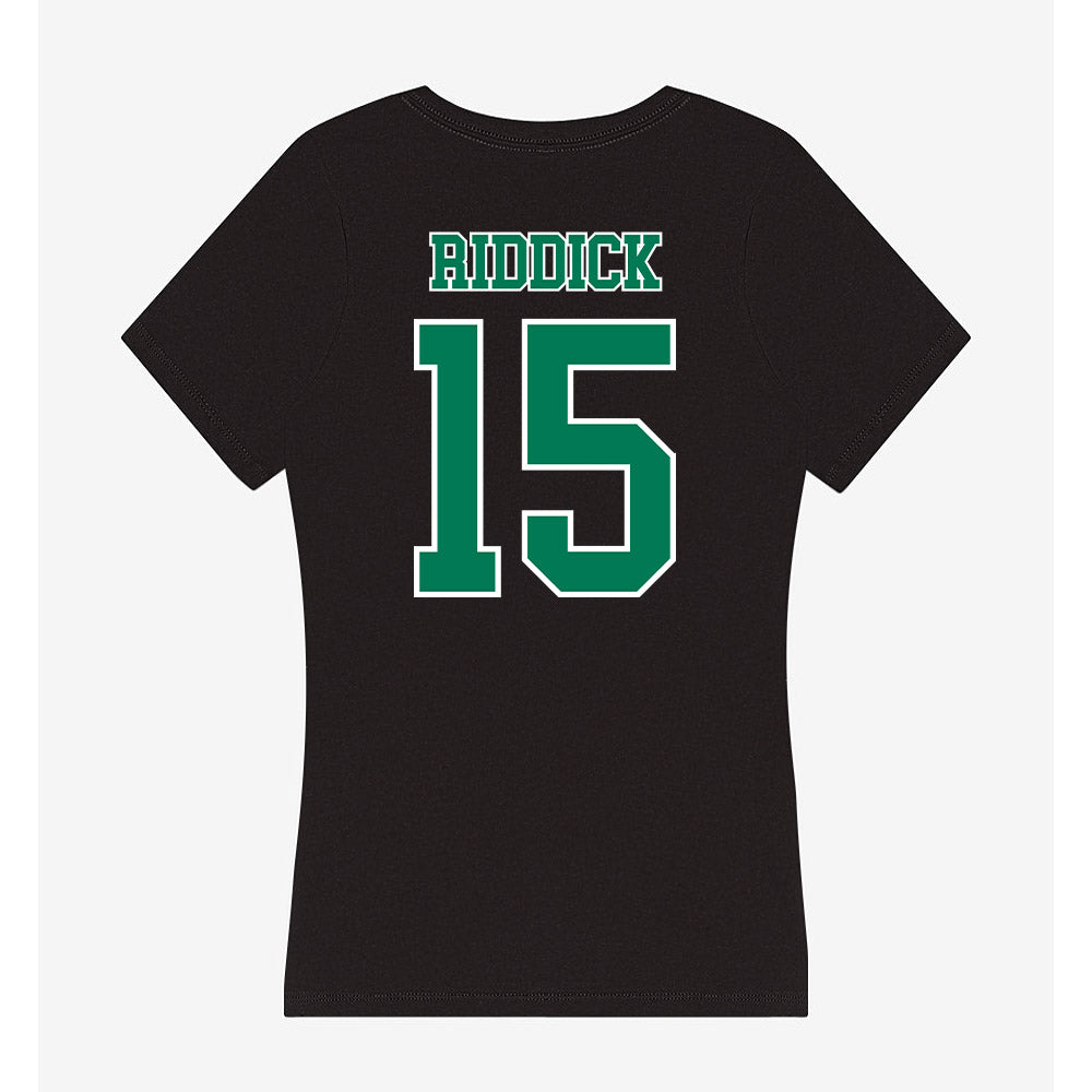 Norfolk State - NCAA Softball : Bristyl Riddick - Women's V-Neck T-Shirt-1