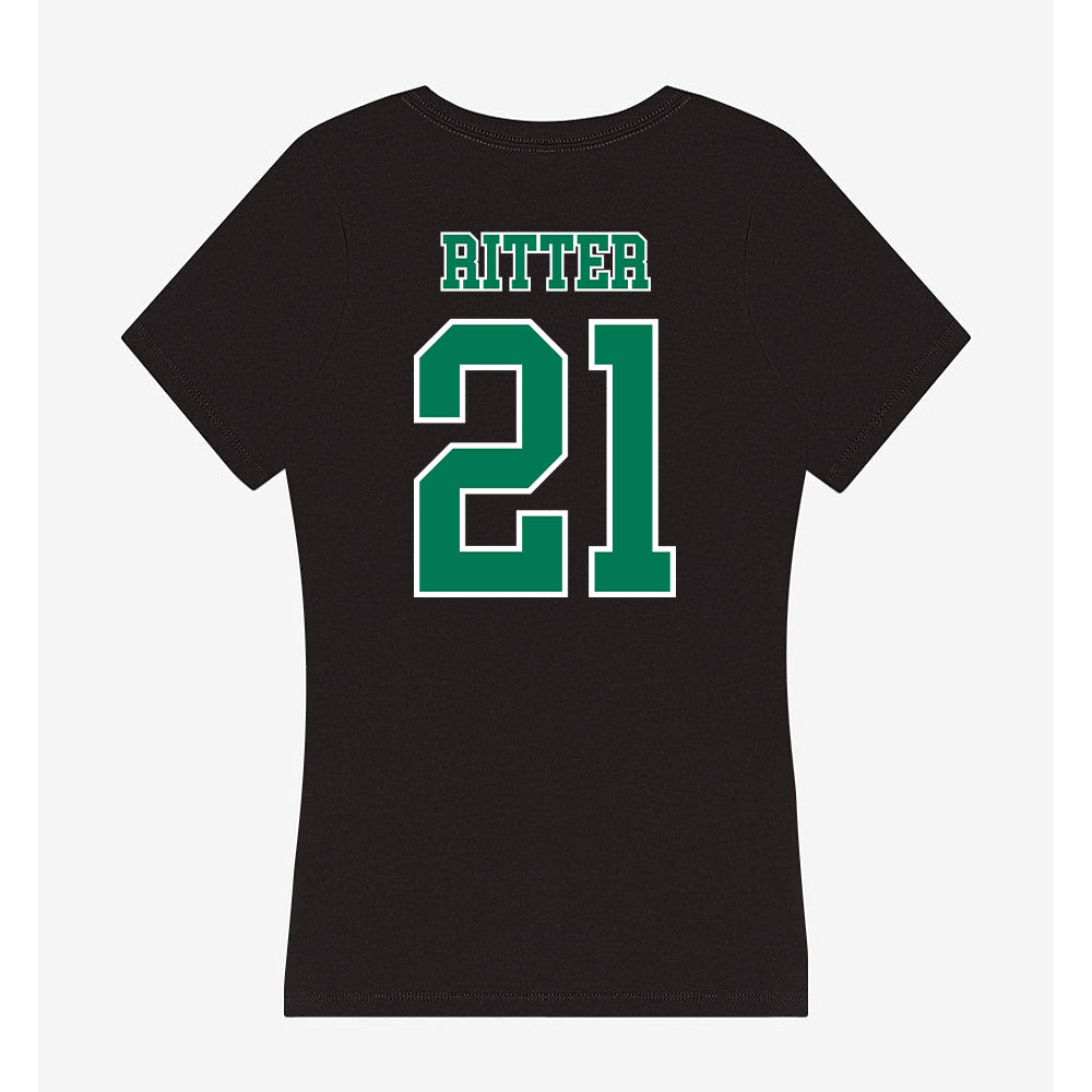 Norfolk State - NCAA Baseball : Jamal Ritter - Women's V-Neck T-Shirt-1