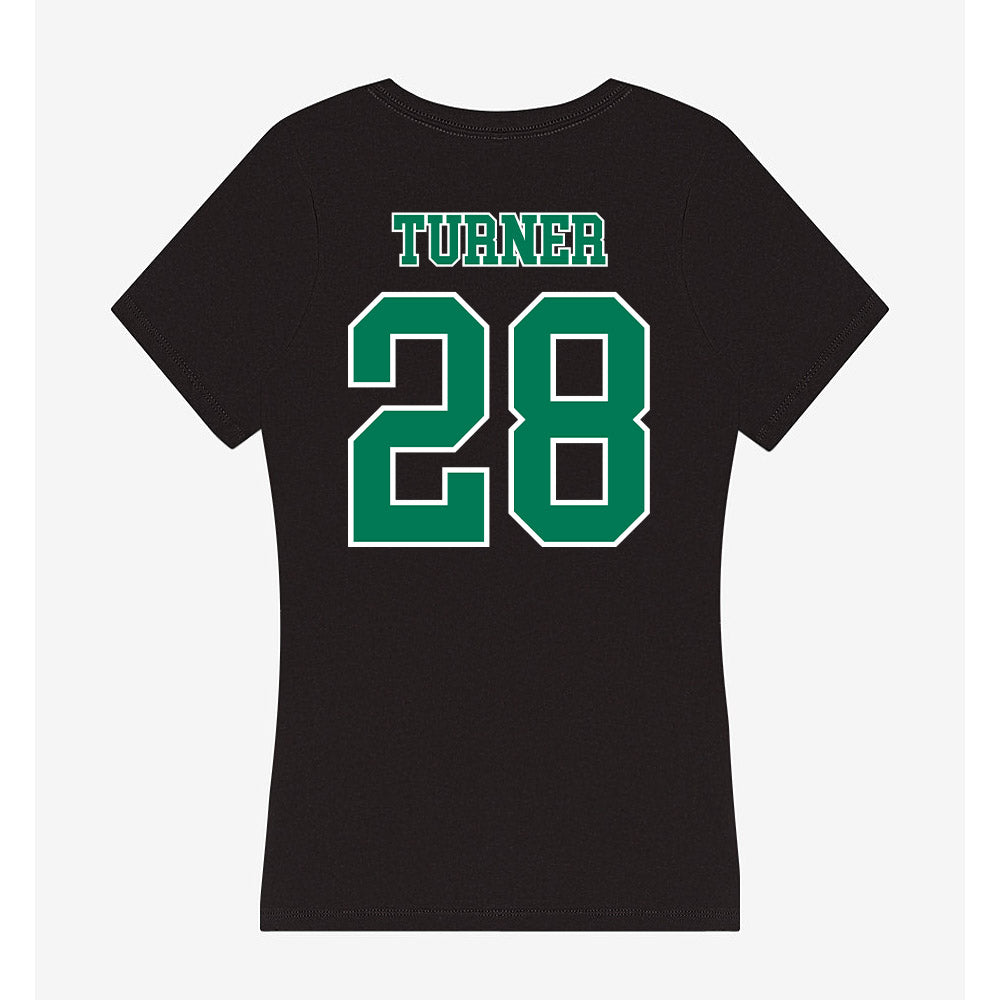 Norfolk State - NCAA Football : Caleb Turner - Women's V-Neck T-Shirt-1