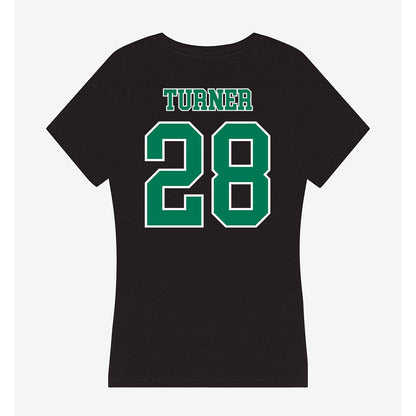 Norfolk State - NCAA Football : Caleb Turner - Women's V-Neck T-Shirt-1