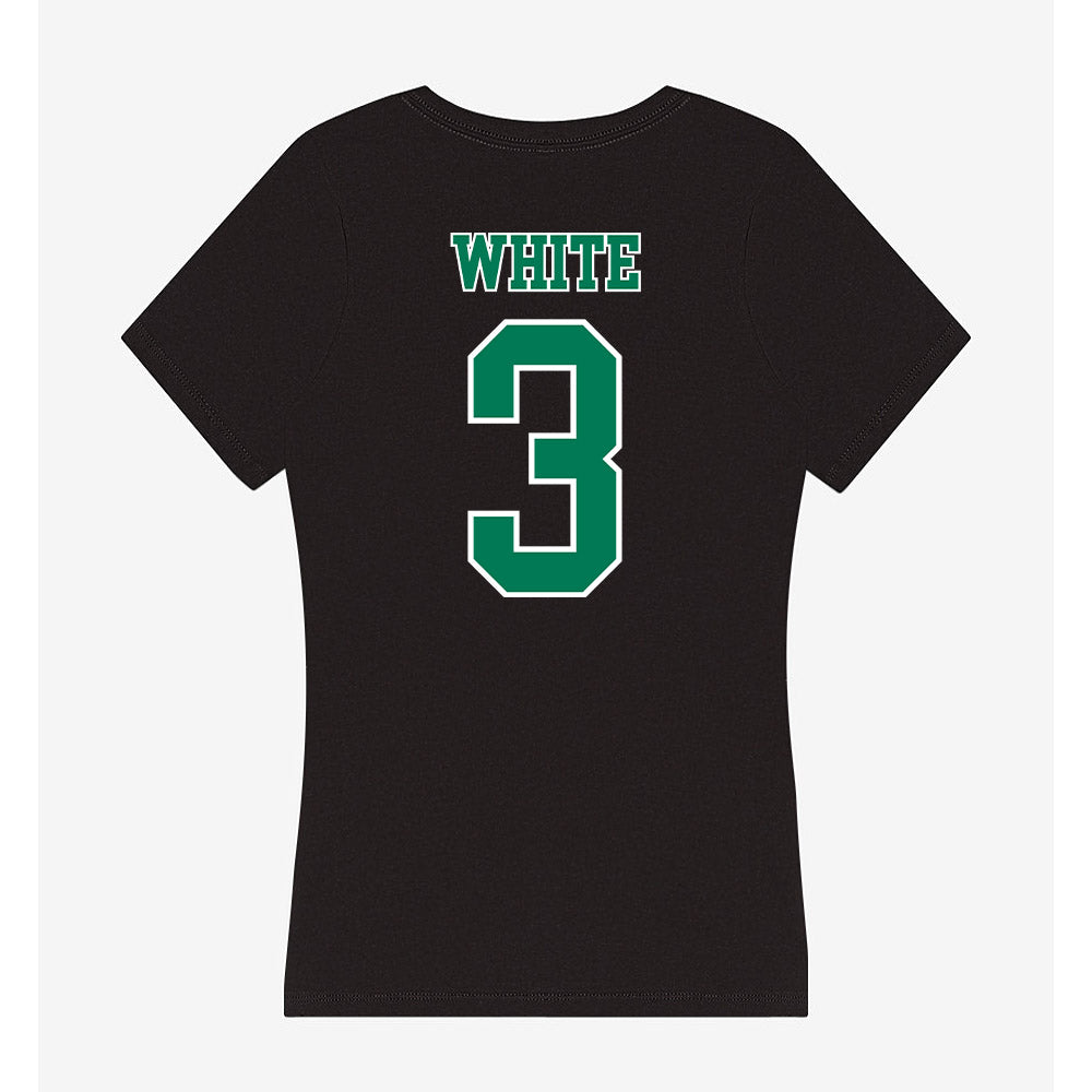 Norfolk State - NCAA Football : Jaylen White - Women's V-Neck T-Shirt-1