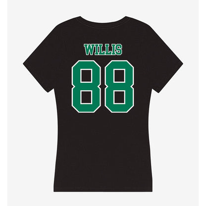 Norfolk State - NCAA Football : Toby Willis - Women's V-Neck T-Shirt-1