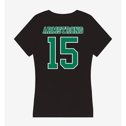 Norfolk State - NCAA Women's Volleyball : Erin Armstrong - Women's V-Neck T-Shirt-1