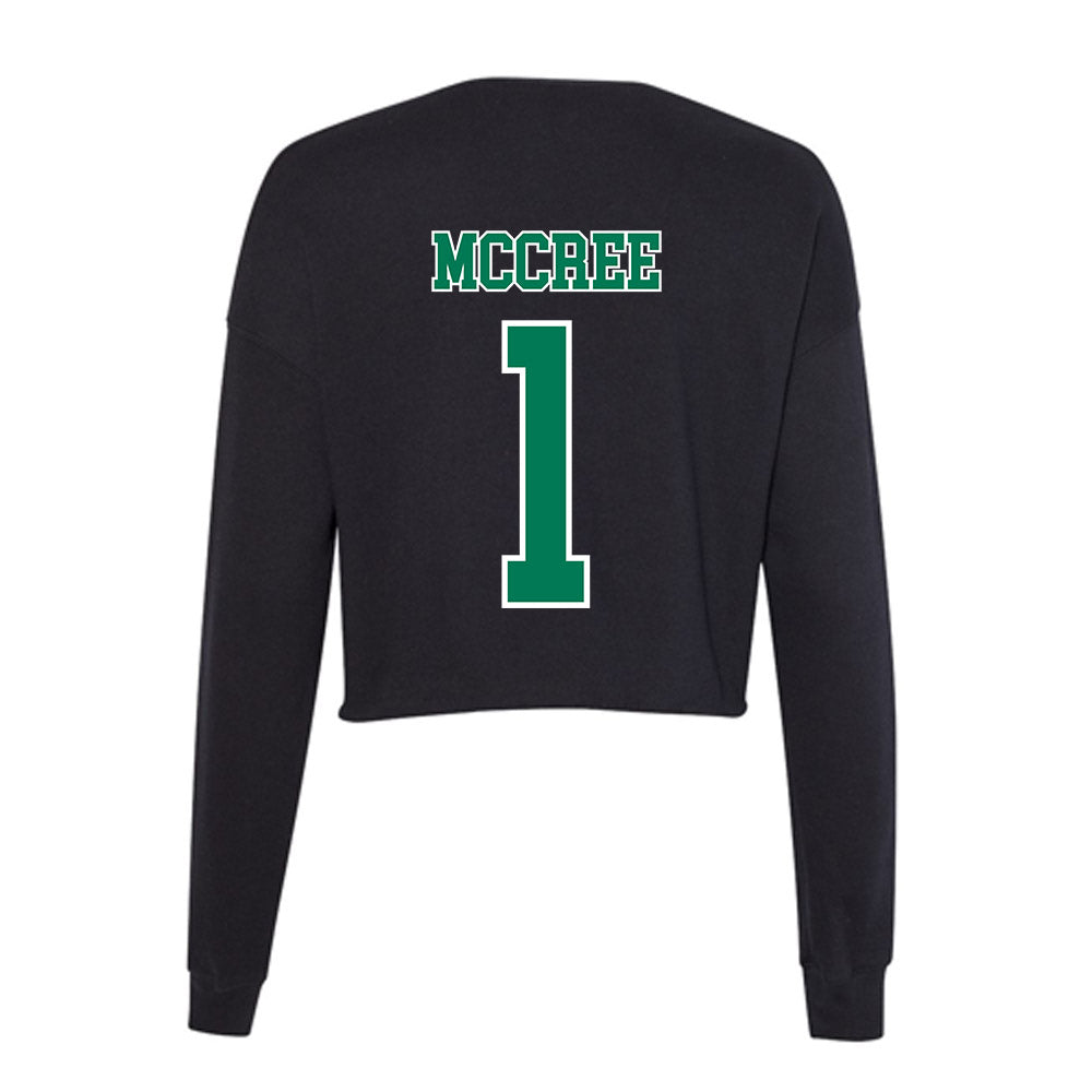 Norfolk State - NCAA Women's Volleyball : Sydney McCree - Women's Cropped Crew Fleece-1