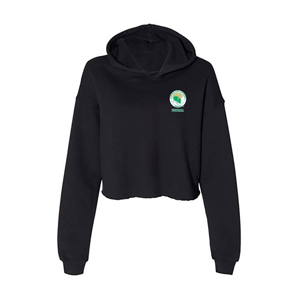 Norfolk State - NCAA Football : Kiron Benjamin - Women's Crop Fleece Hoodie-0