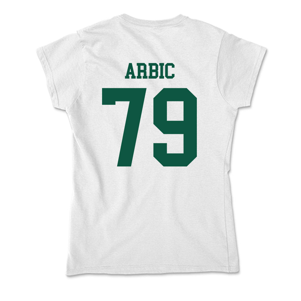 Northern Michigan - NCAA Football : Evan Arbic - Soft Style Women’s T-Shirt-1