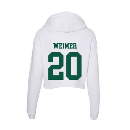 Northern Michigan - NCAA Men's Soccer : Ian Weimer - Women's Crop Fleece Hoodie-1