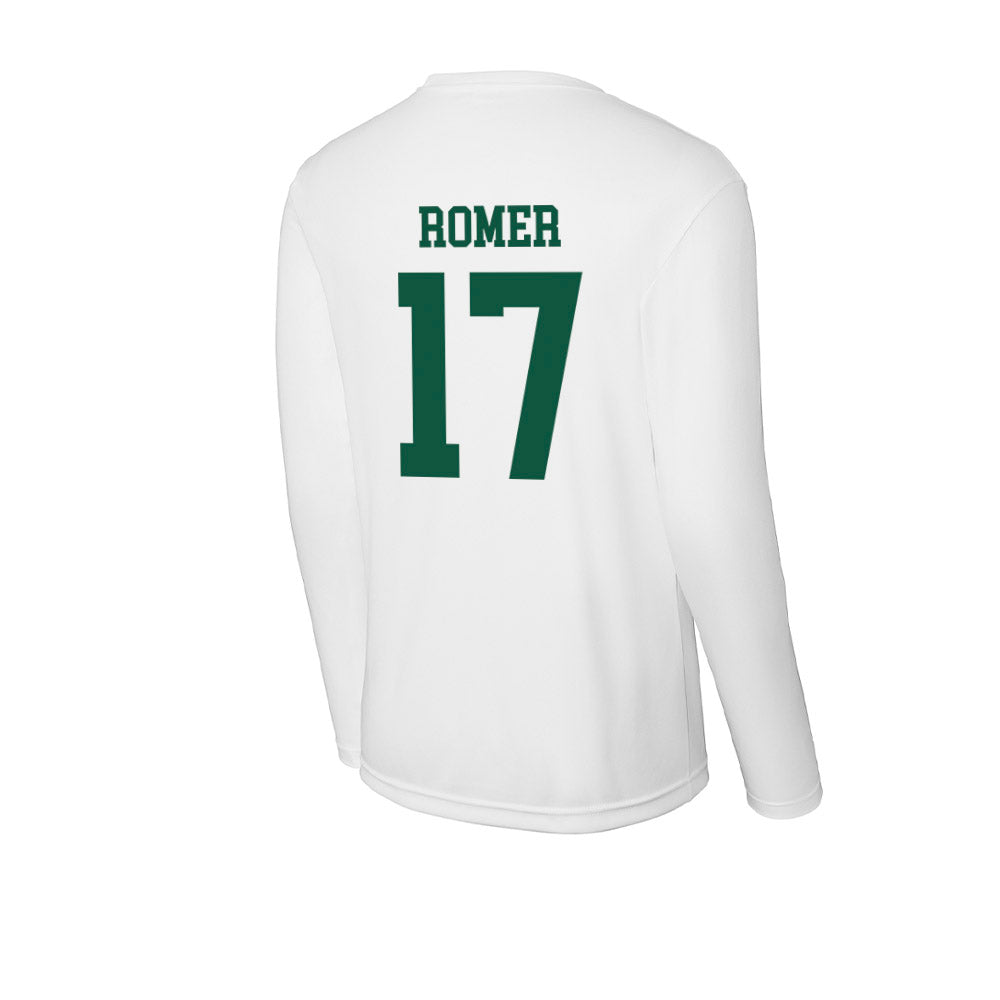 Northern Michigan - NCAA Men's Ice Hockey : Matthew Romer - Activewear Long Sleeve T-Shirt-1