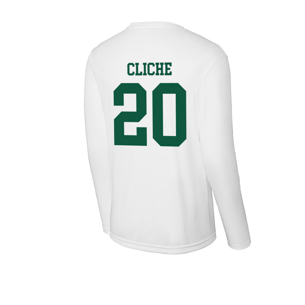Northern Michigan - NCAA Men's Ice Hockey : Anthony Cliche - Activewear Long Sleeve T-Shirt-1