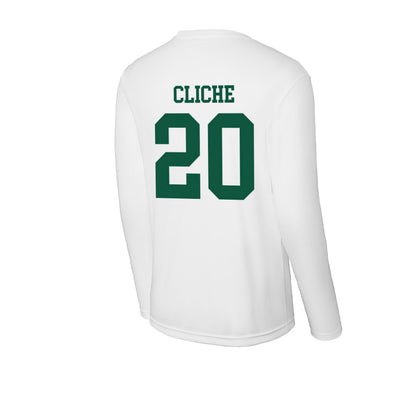 Northern Michigan - NCAA Men's Ice Hockey : Anthony Cliche - Activewear Long Sleeve T-Shirt-1