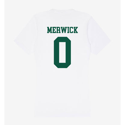 Northern Michigan - NCAA Men's Basketball : Derek Merwick - Women's V-Neck T-Shirt-1