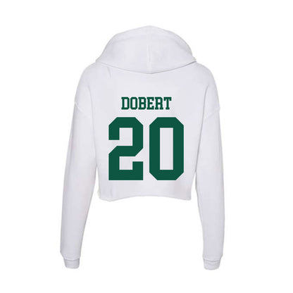 Northern Michigan - NCAA Football : Noah Dobert - Women's Crop Fleece Hoodie-1