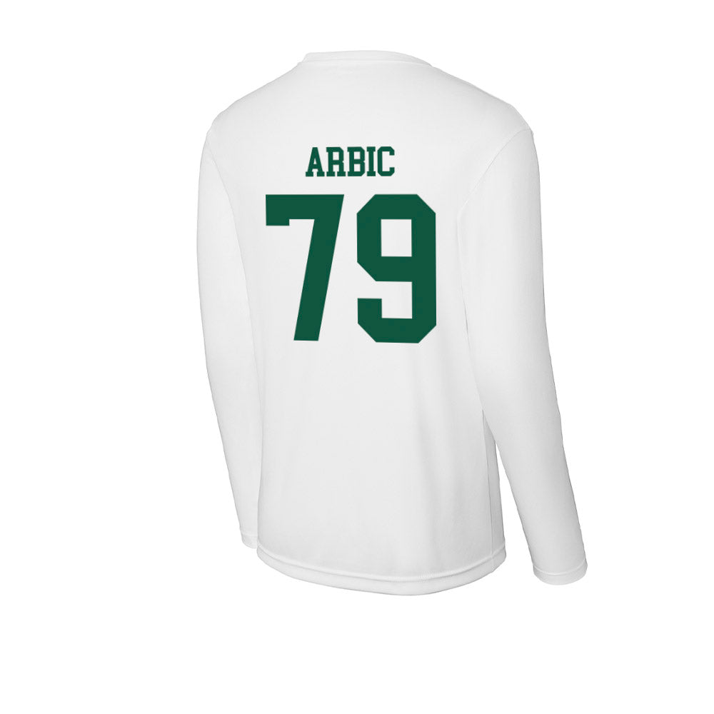 Northern Michigan - NCAA Football : Evan Arbic - Activewear Long Sleeve T-Shirt-1