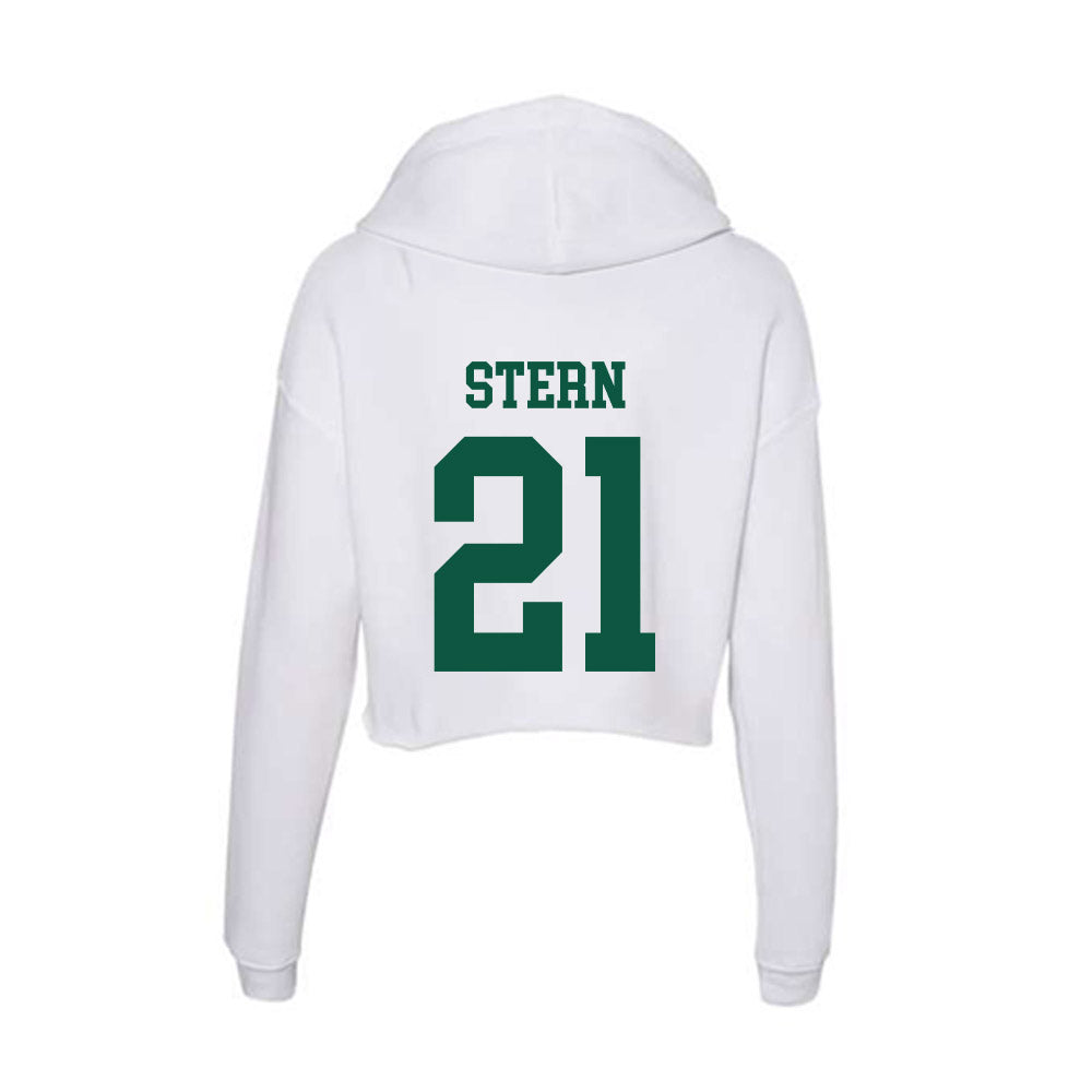 Northern Michigan - NCAA Men's Ice Hockey : Tyler Stern - Women's Crop Fleece Hoodie-1
