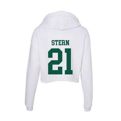 Northern Michigan - NCAA Men's Ice Hockey : Tyler Stern - Women's Crop Fleece Hoodie-1