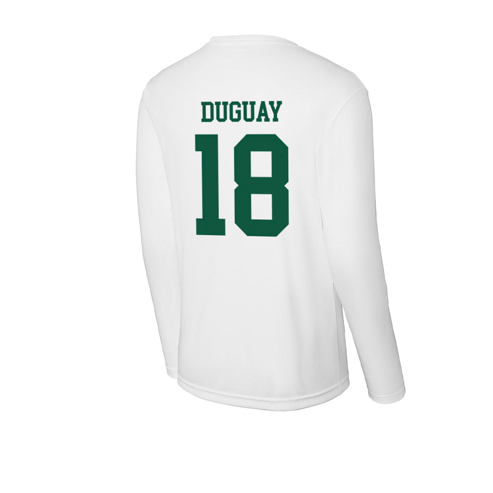 Northern Michigan - NCAA Men's Ice Hockey : Ryan Duguay - Activewear Long Sleeve T-Shirt-1