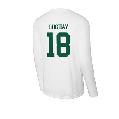 Northern Michigan - NCAA Men's Ice Hockey : Ryan Duguay - Activewear Long Sleeve T-Shirt-1
