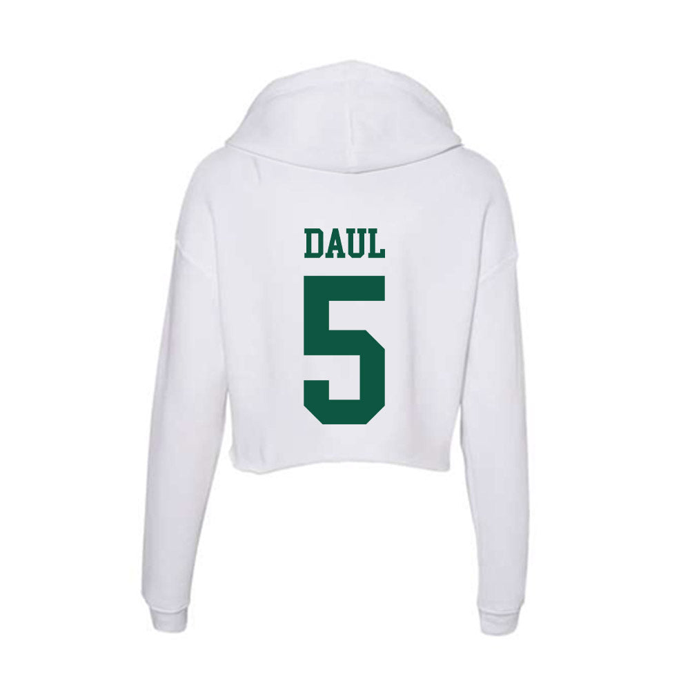Northern Michigan - NCAA Men's Ice Hockey : Grayden Daul - Women's Crop Fleece Hoodie-1