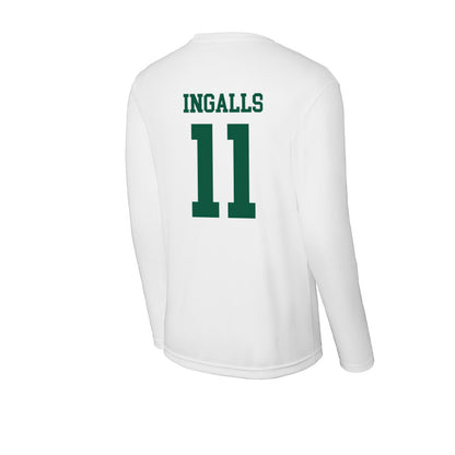 Northern Michigan - NCAA Men's Basketball : Jonathan Ingalls - Activewear Long Sleeve T-Shirt-1