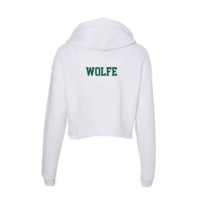 Northern Michigan - NCAA Women's Track & Field : Grace Wolfe - Women's Crop Fleece Hoodie-1