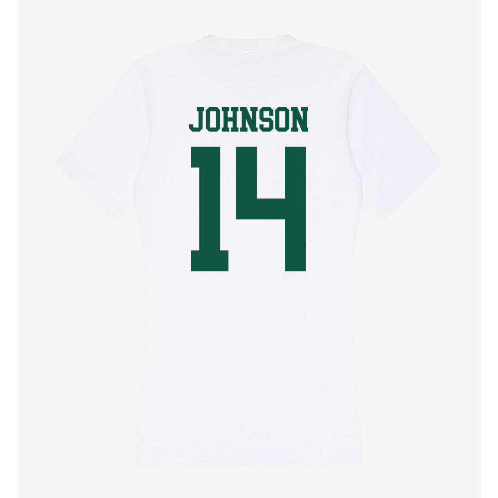 Northern Michigan - NCAA Men's Soccer : Noah Johnson - Women's V-Neck T-Shirt-1