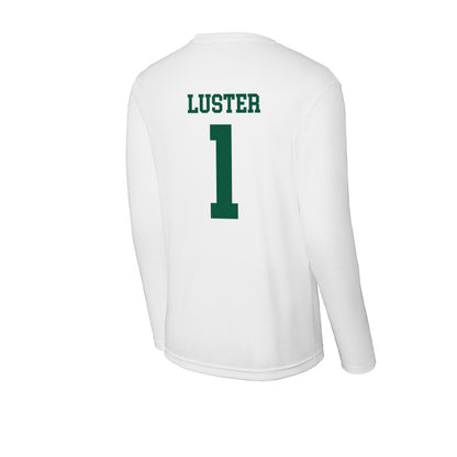 Northern Michigan - NCAA Men's Basketball : Biggie Luster - Activewear Long Sleeve T-Shirt-1