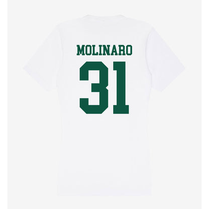 Northern Michigan - NCAA Men's Ice Hockey : Julian Molinaro - Women's V-Neck T-Shirt-1
