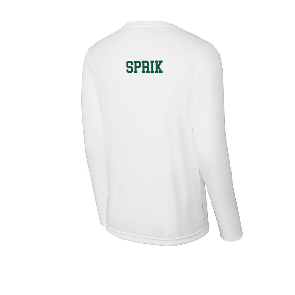 Northern Michigan - NCAA Women's Track & Field : Jordan Sprik - Activewear Long Sleeve T-Shirt-1